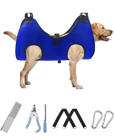 Pet Dog Grooming Hammock for Nail Trimming,Dog Restraint Hanging Harness