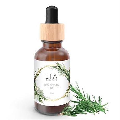 Lia Organics Hair Growth Oil - Organic, Vega...