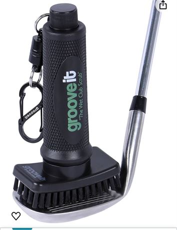 Grooveit "The Wet Club Scrub Golf Water Brush - 3 Year Warranty - Anti-Leak Desi
