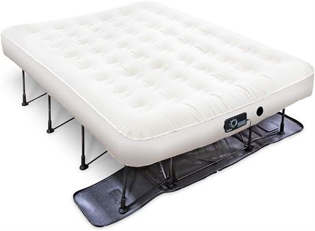 Ivation EZ-Bed Air Mattress with Frame & Rolling Case - UNSURE OF THE SIZE