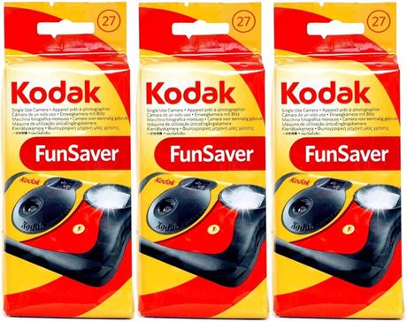 Kodak Funsaver Disposable Camera [Camera] 3Pack