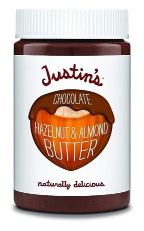Justin's Chocolate Hazelnut and Almond Butter, Organic Cocoa, No Stir, Gluten