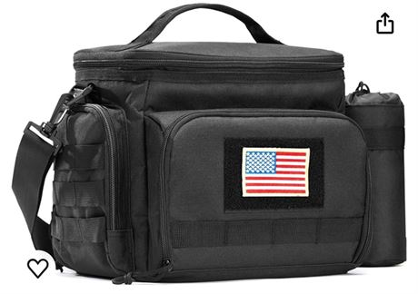 MOV COMPRA Tactical Lunch Bag for Men, Insulated Lunch Box Leakproof for Men Lar