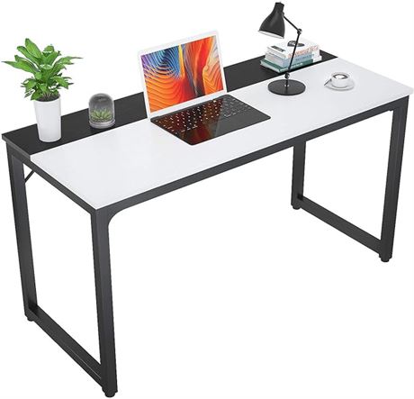 Foxemart Computer Desks 39 Inch Study Writing Table, Modern PC Laptop 39” Sturdy