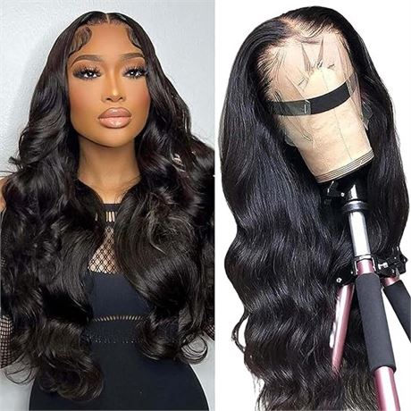 13X6 Lace Front Wigs Human Hair 20inch 200% Density Human Hair Wigs Body Wave