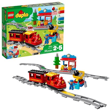 Lego Duplo Steam Train 10874 Building Blocks (59 Piece) Multi