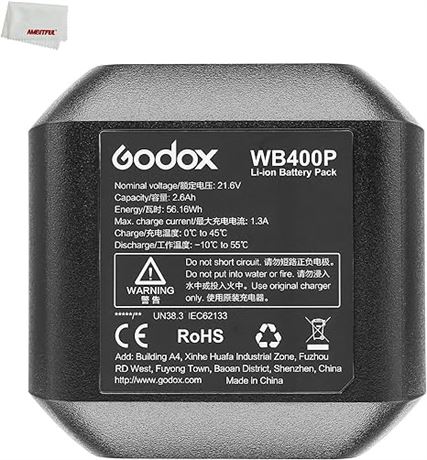 GODOX WB400P AD400Pro 21.6V/2600mAh Lithium-ion Battery Pack for GODOX AD400Pro