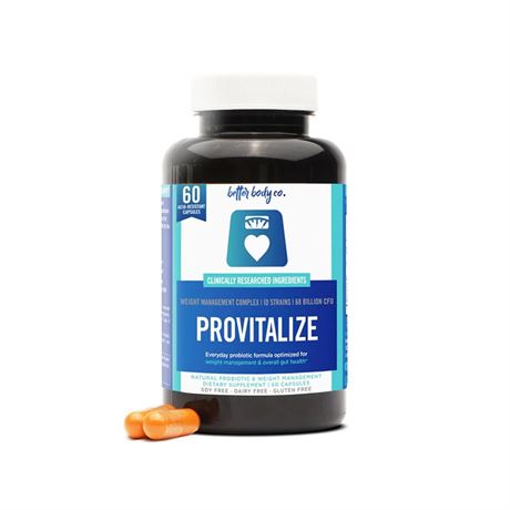 Better Body Co. Provitalize, Probiotics for Menopause Weight, 60 Capsules