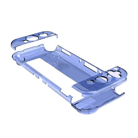 Crystal Clear Anti-Scratch Case for NS OLED Transparent Crystal Flip