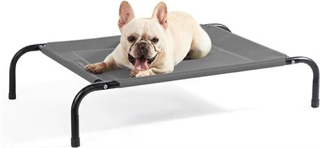 MEDIUM- Bedsure Medium Elevated Outdoor Dog Bed - Raised Dog Cot for Medium Dogs