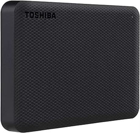 Toshiba Canvio Advance 4TB Portable External Hard Drive USB 3.0, Black - HDTCA40