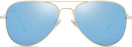 SOJOS Classic Aviator Polarized Sunglasses for Men Women Vintage Retro Style SJ1