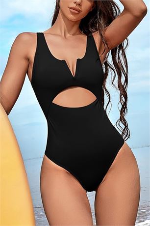 XL - Meyeeka Womens One Piece Swimsuit Tummy Control Bathing Suit