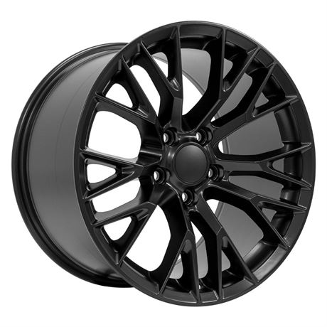 OE WHEELS REPLICA CV22 SATIN BLACK 18X10.5 +56 5X120.65MM 70.3MM