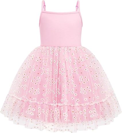 Arshiner Toddler Tutu Dress Little Girl Ruffled Tulle Cami Dresses Princess Party Sundress
