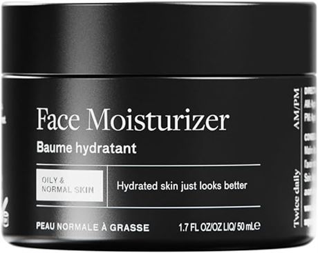 50ml - Lumin - Daily Face Moisturizer for Men - with niacinamide, Mens Face Loti