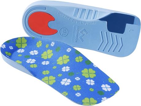 XL, Cushwork 3/4 Over-Pronation Corrective Shoe Insoles, Arch Supports Orthotics