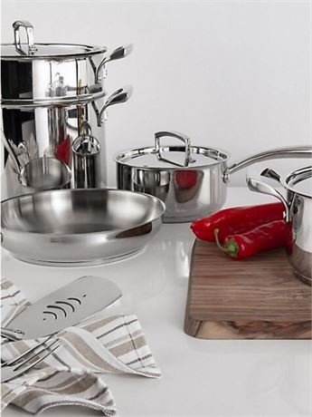 Cuisipro Tempo 10-Piece Stainless Steel Cookware Set