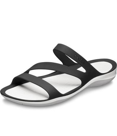 Size 7, Crocs Women's Swiftwater Sandal, Lightweight and Sporty Sandals for Wome