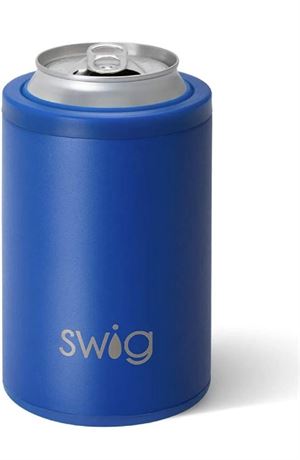 Blue - Swig Life Standard Can + Bottle Cooler, Stainless Steel, Dishwasher Safe