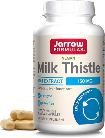 Jarrow Formulas Milk Thistle 150 mg With 30:1 Standardized Silymarin Extract, D