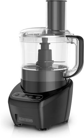 BLACK+DECKER 3-in-1 8-Cup Food Processor, Mutlifunctional and Dishwasher Safe
