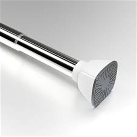 Homease Shower Curtain Rod, Adjustable Spring Tension Rod, No Drilling Non-Slip