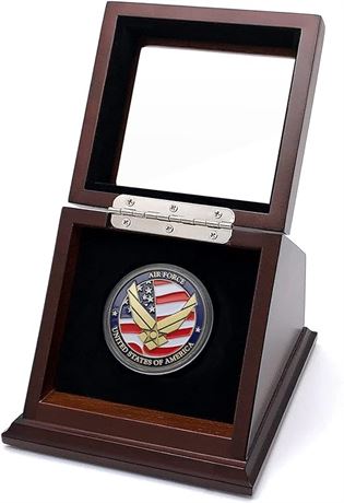 Chez Monett Challenge Coin Display Case 2 Inch 50-55 mm Coin Holder