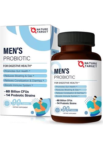 Probiotics for Men with Men Care Supplement, Prebiotics & Probioti