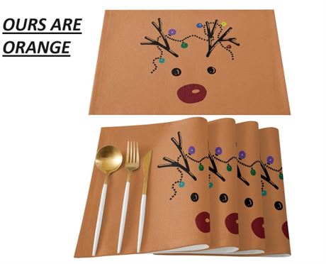 Rudolph Table Mats Set of 6