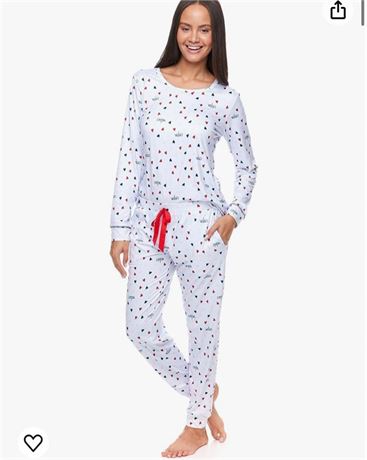 U.S. Polo Assn. Womens Pajama Sets, Pajama Sets for Women 2 Piece, Ladies Pajama