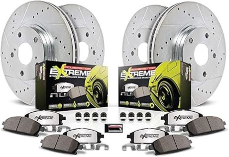 Power Stop K1305-26 1-Click Street Warrior Z26 Brake Kit