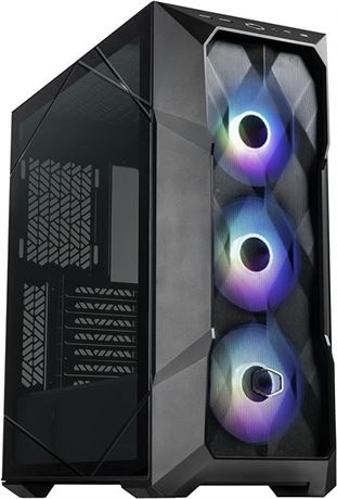 Cooler Master TD500 Mesh V2 ATX PC Gaming Mid-Tower Case with Polygonal Mesh Air