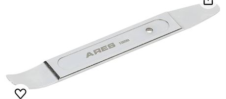 ARES 10099 - Compact Double End Metal Skin Wedge Prybar Tool - Durable Prybar Re