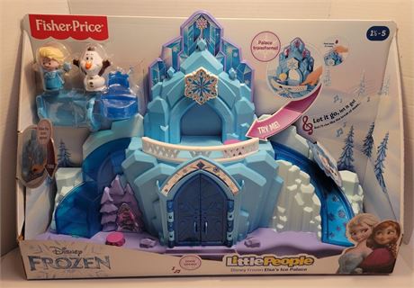 Disney Frozen Elsa's Ice Palace by Little People, Musical Light-Up Playset