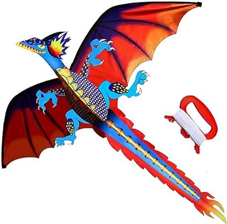 HENGDA KITE-Upgrade Classical Dragon Kite Stereoscopic Dra...