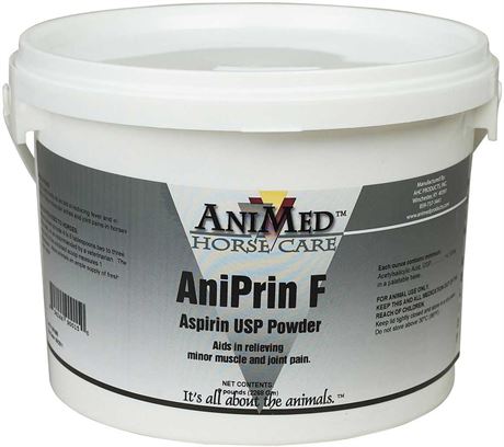 5 lbs/ 2.27 kg - AniMed Aniprin F Asprin Powder. EXP 07/2025