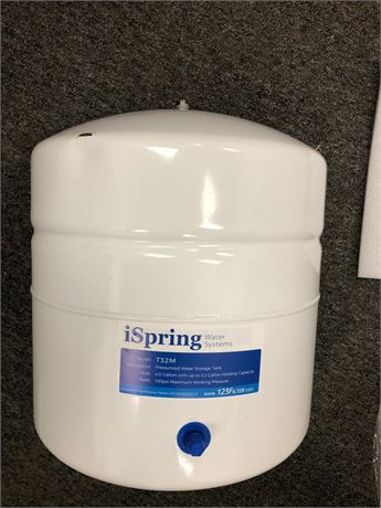 iSpring T32M Pressurized Water Storage Tank without Ball Valve for Reverse Osmos