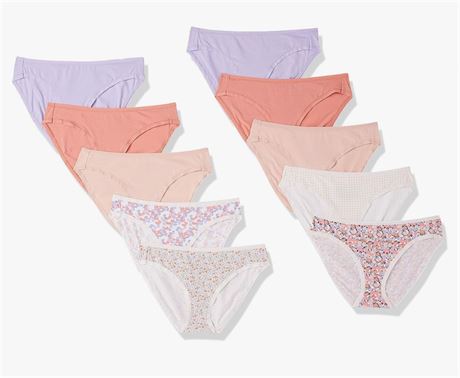 Amazon Essentials Women's Cotton Bikini Brief Underwear (medium)