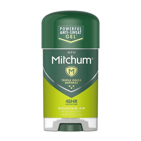 Mitchum Advanced Gel Anti-Perspirant & Deodorant, Mountain Air 3.4 oz Pack of 4