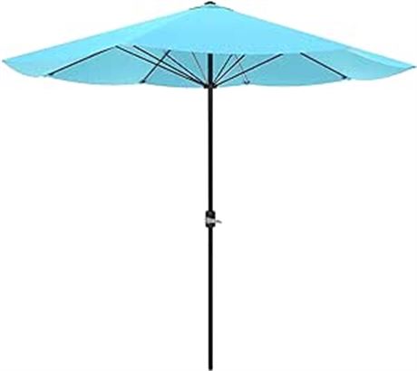9 Foot - Patio Umbrella, Outdoor Shade with Easy Crank- Table Umbrella