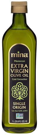 Mina Extra Virgin Olive Oil, New Harvest, Polyphenol Rich Moroccan Olive Oil, Si