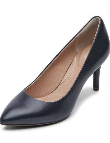 8.5 - Navy - Rockport Women's Total Motion 75mm Pointed Toe Pump
