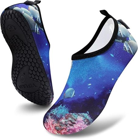 Size 36-37 - VIFUUR Water Sports Shoes Barefoot Quick-Dry Aqua Yoga Socks Slip-o