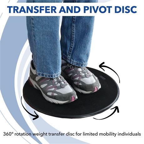 Sammons Preston 15" Transfer Disc, Pivot Disc for Transfers, Weight Transfer