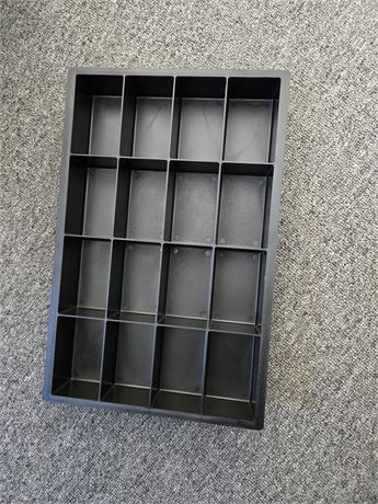 36x23.5 cm - THE CONTAINER STORE ORGANIZER TRAY, 16 Compartment Insert (5.2x8.4