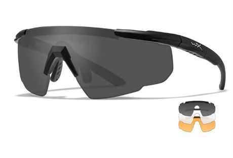 WILEY X SABER ADVANCED 3 LENS SUNGLASSES SYSTEM