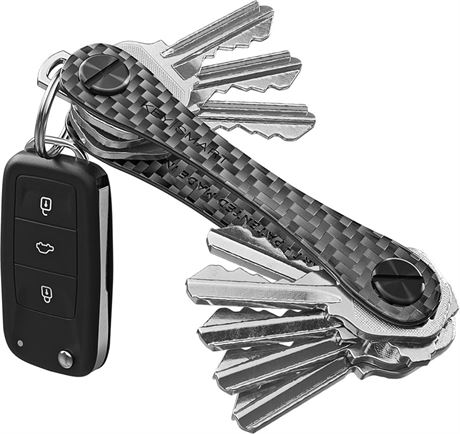 KeySmart Key Holder for Keychain Key Ring - Compact Key Organizer Key Chain Key Case, Minimalist Pocket EDC Key Chain