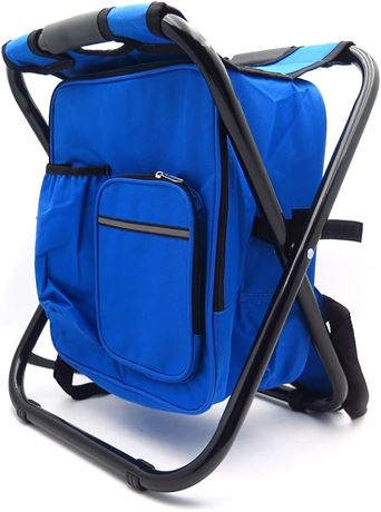 HTTMT - Portable Folding Camping Fishing Chair Stool Travel Backpack Beach Bag [