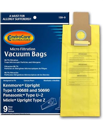 EnviroCare Replacement Micro Filtration Vacuum Cleaner Dust Bags Made to fit Ken
